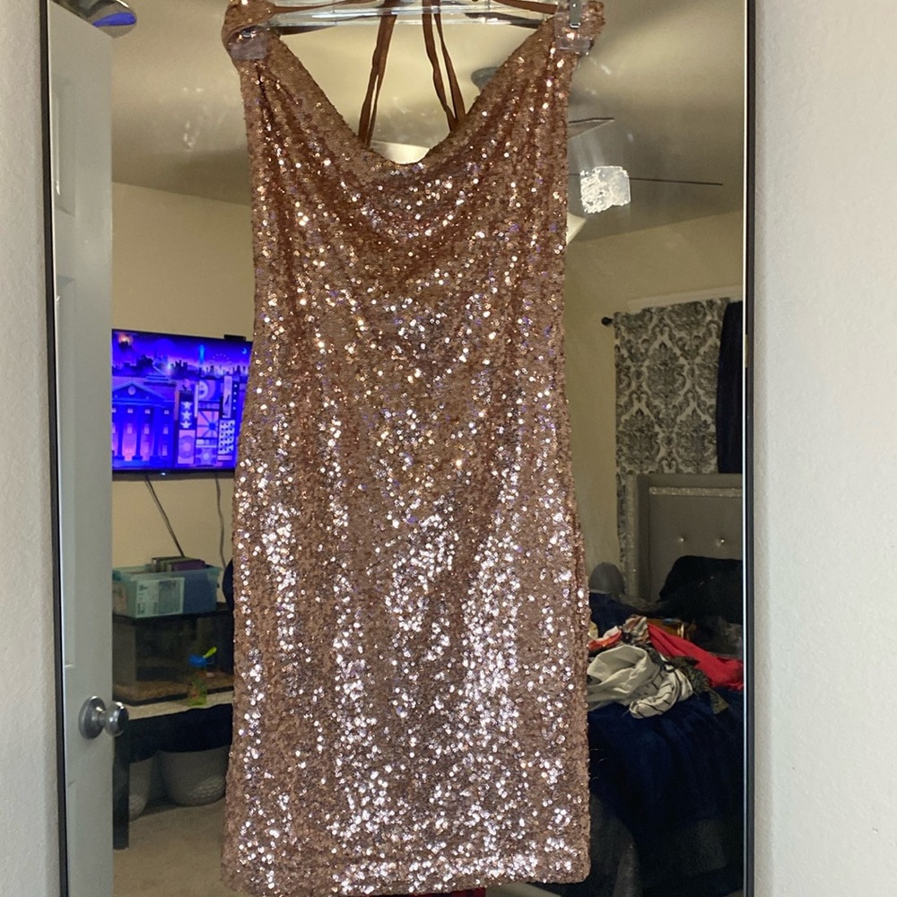 Mini sparkly dress